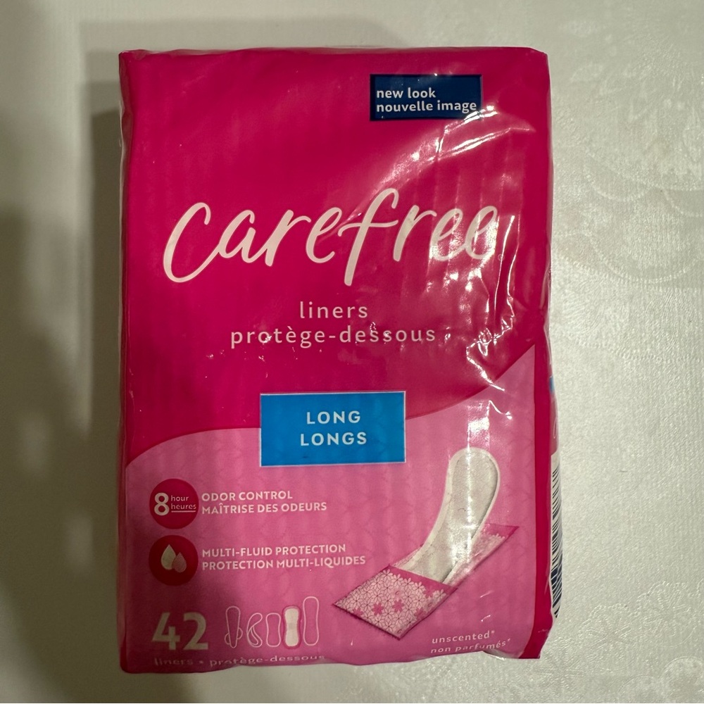 2 for$5 Carefree long liners. 42 liners.